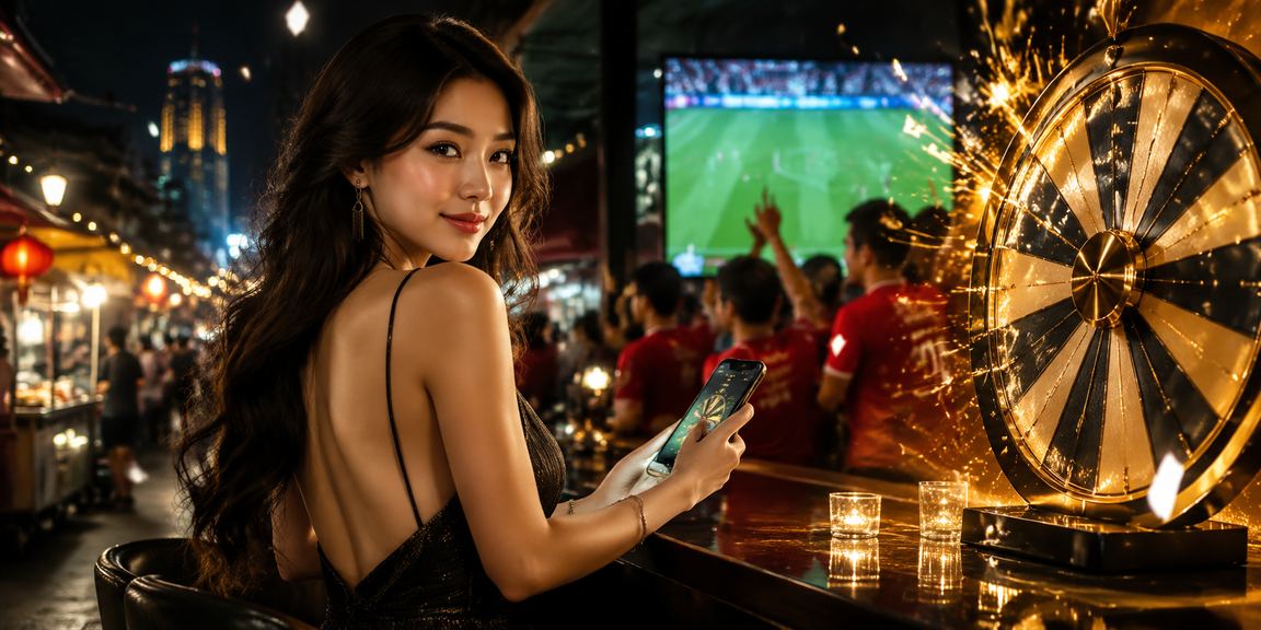 Bàn roulette tại chợ đêm Hà Nội – không khí casino sôi động về đêm