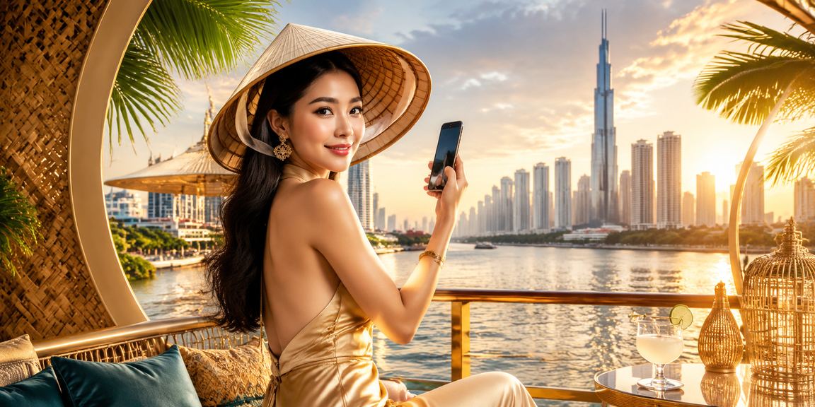 Người chơi ace5 trên điện thoại tại TP. Hồ Chí Minh về đêm